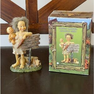 Trippies Inc. Happily Married Hillbilly Hunting Dog Baby Sign Statue with box